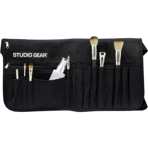 BRUSH SET WITH LEATHER BRUSH ROLL – Studio Gear Cosmetics